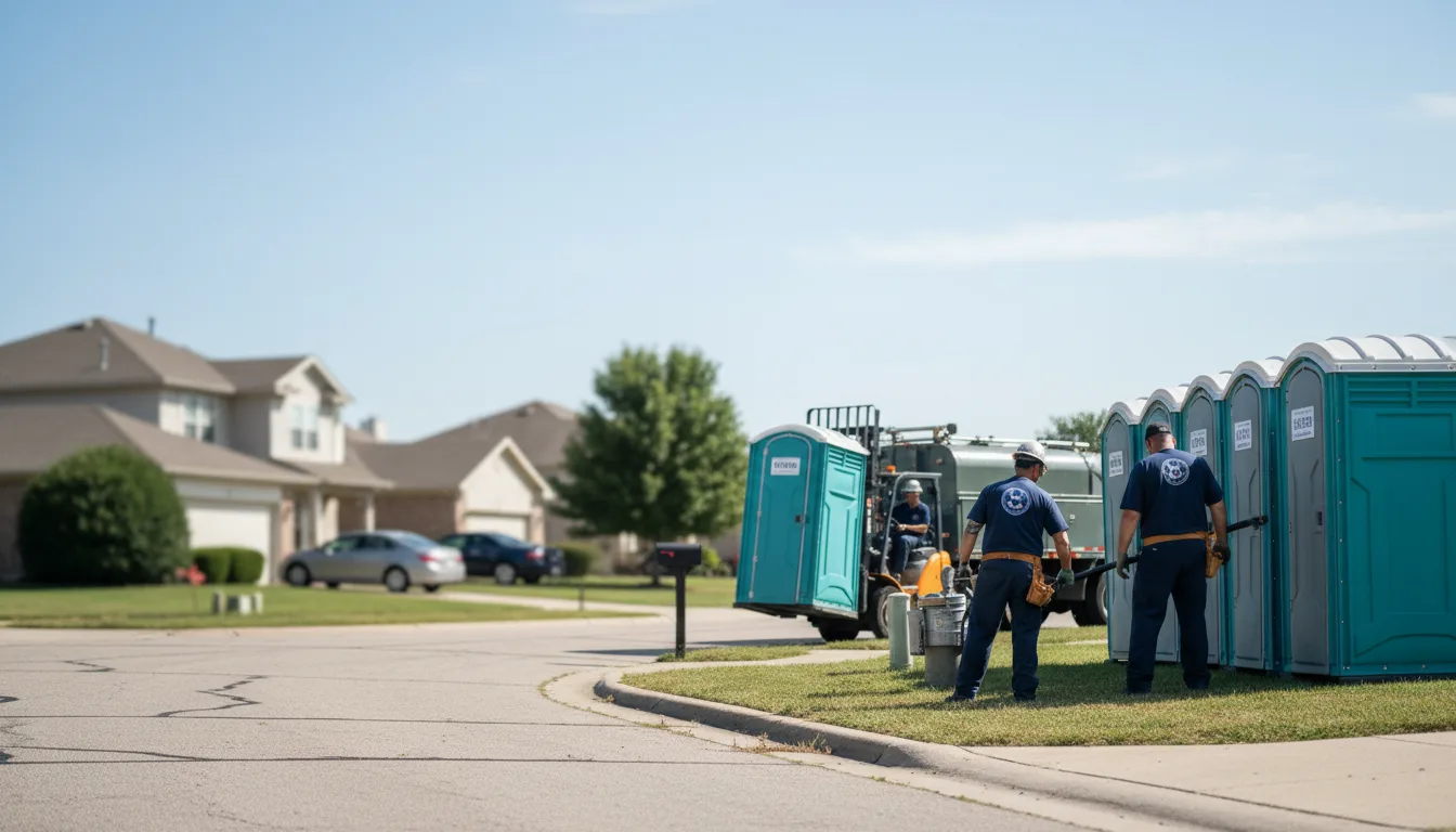 Porta Potty Rental in Sparks, OK near me